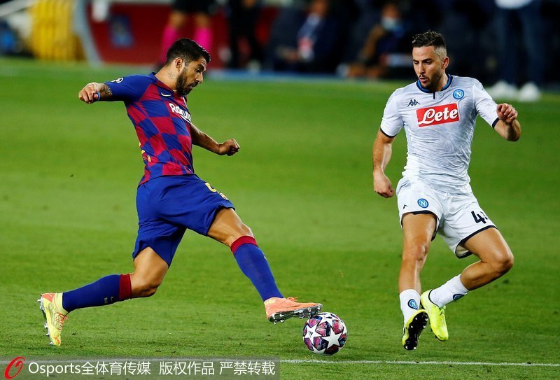 比利时力克那不勒斯，苏亚雷斯带队取胜